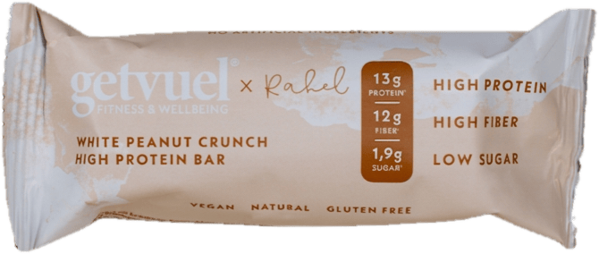 getvuel Organic White Peanut Crunch High Protein Bar