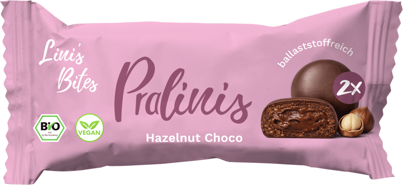 Lini's Bites - Organic Pralinis Hazelnut Choco gluten-free