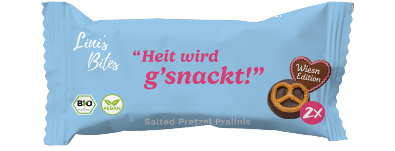 Lini's Bites Organic Salted Pretzel Pralinis Wiesn Edition