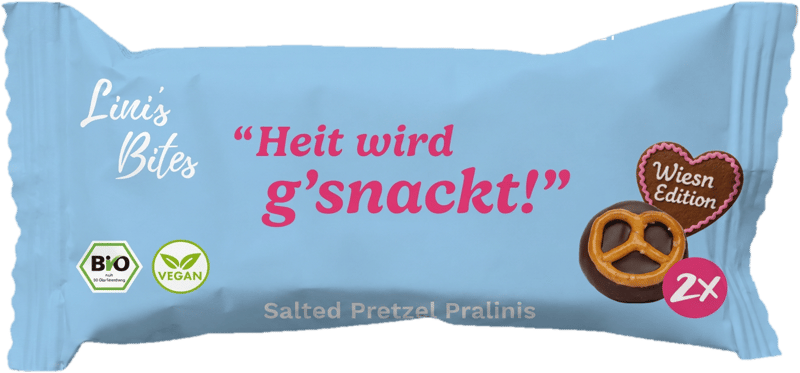 Lini's Bites Organic Salted Pretzel Pralinis Wiesn Edition