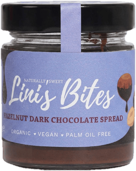 Lini's Bites - Organic Hazelnut Dark Chocolate Spread