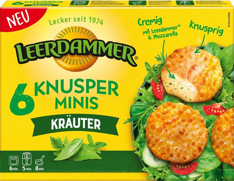 Leerdammer Knusper Minis with herbs