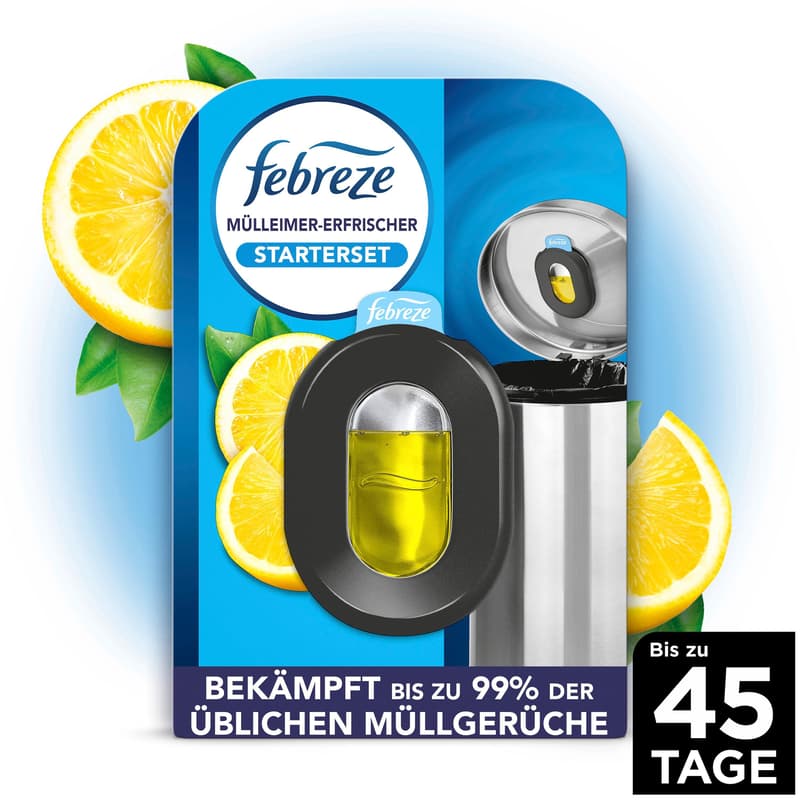 Febreze Fragrance Depot Trash Can Freshener Starter Kit Citrus Fresh 4. 88ml