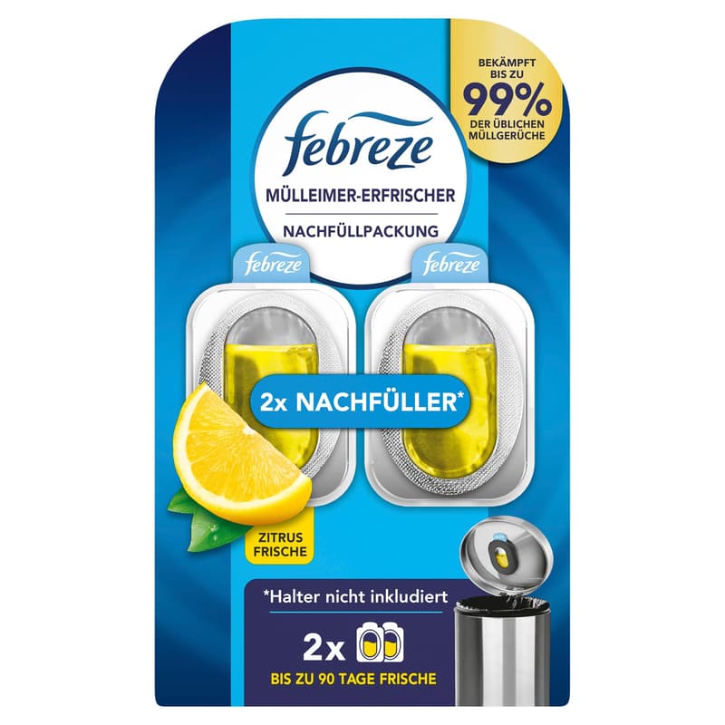 Febreze Scent Depot Bin Freshener Refill Citrus Fresh Duo 9. 76ml