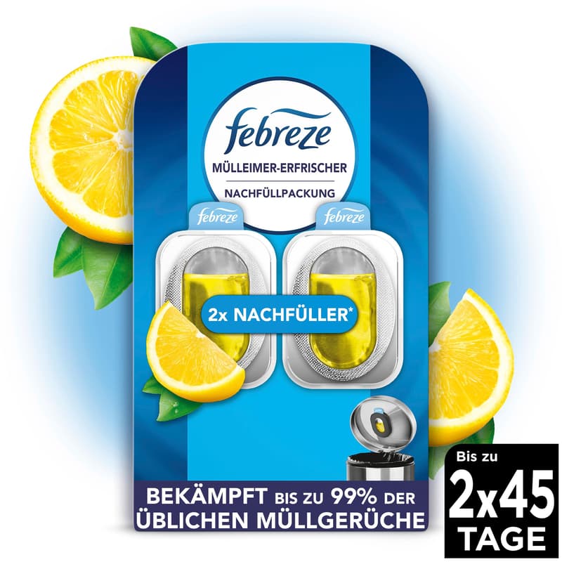 Febreze Scent Depot Bin Freshener Refill Citrus Fresh Duo 9. 76ml