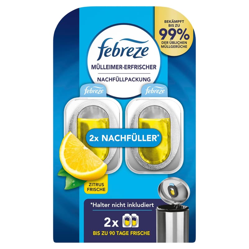Febreze Scent Depot Bin Freshener Refill Citrus Fresh Duo 9. 76ml