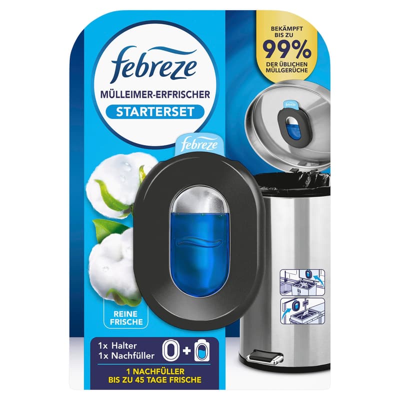 Febreze Fragrance Depot Bin Freshener Starter Kit Pure Freshness 4. 88ml