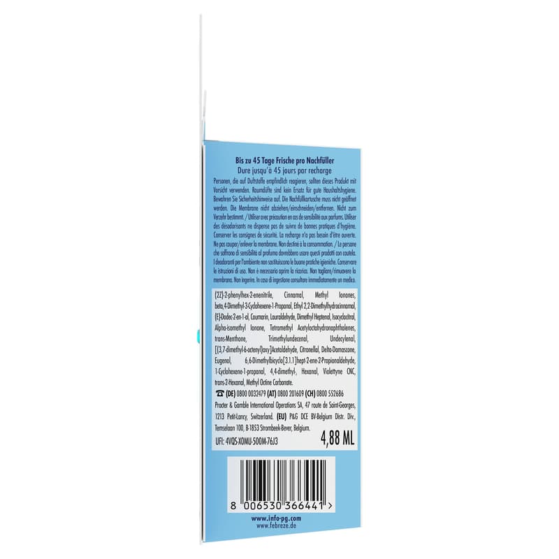 Febreze Fragrance Depot Bin Freshener Starter Kit Pure Freshness 4. 88ml