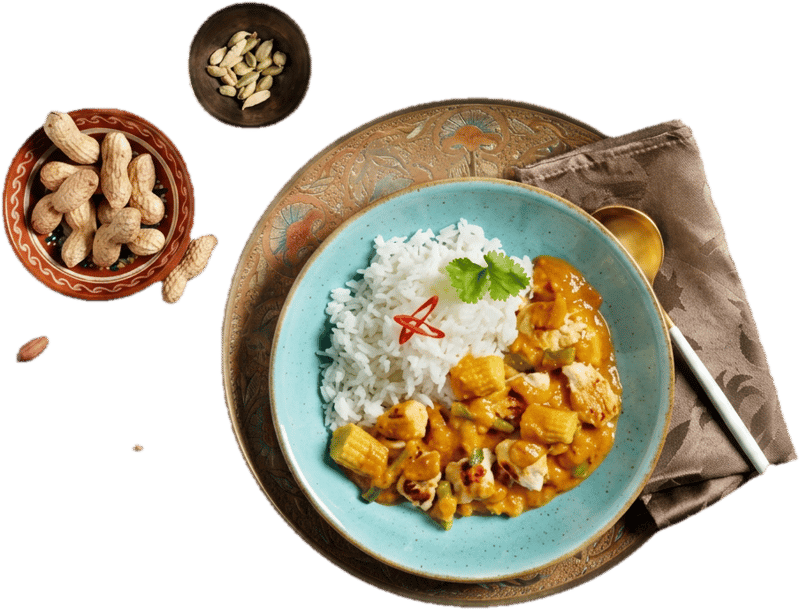 Hofmanns Hähnchen Erdnuss-Tikka