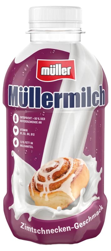 Müller Müllermilch Zimtschnecken-Geschmack (Einweg)