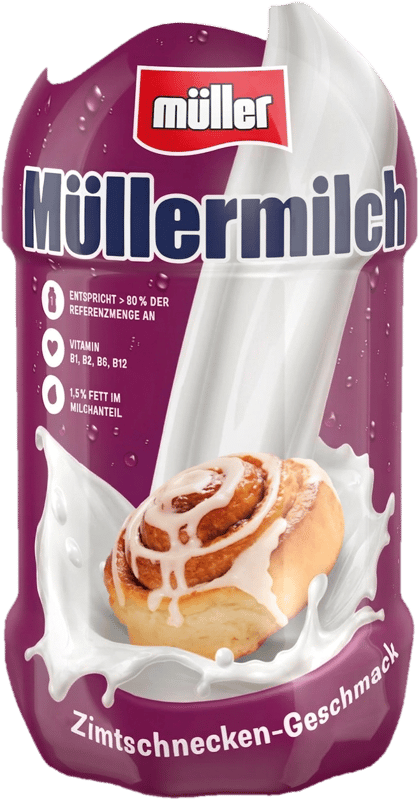 Müller Müllermilch Zimtschnecken-Geschmack (Einweg)