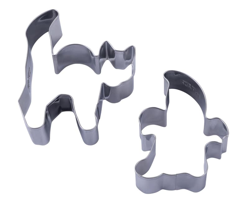 Zenker Cat and Ghost Cookie Cutter Dimensions: 9. 6 x 7. 9 x 2. 6 cm
