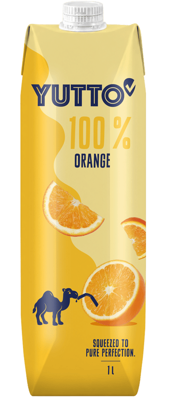 Yutto Orange Juice 100% from Concentrate 1l