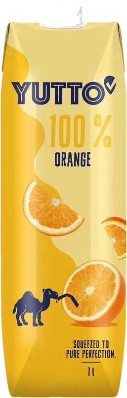 Yutto Orange Juice 100% from Concentrate 1l