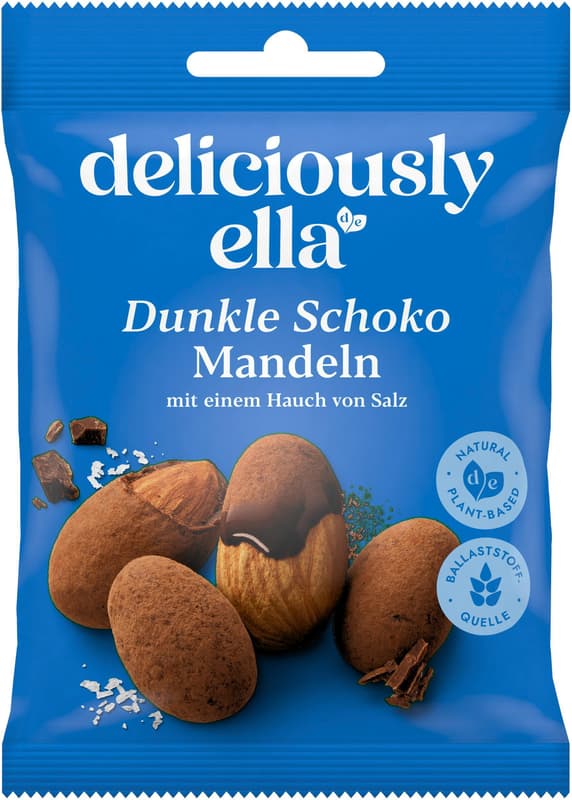 Deliciously Ella Dark Chocolate Almonds with Salt