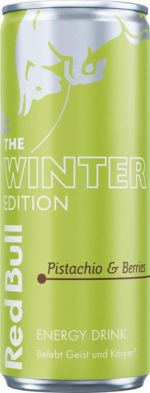 Red Bull Energy Drink Winter Edition Pistachio & Berries 250ml Can