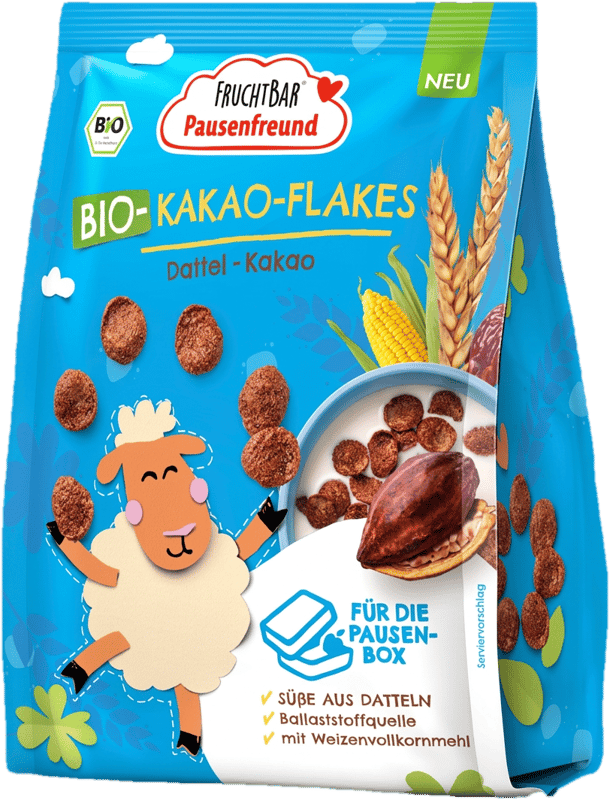 FruchtBar Pausenfreund - Organic Cocoa Flakes, Cocoa, Dates