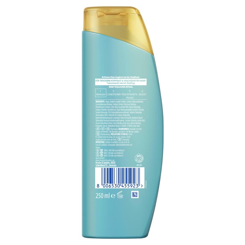 Head & Shoulders Anti-Dandruff Shampoo Derma X Pro Shampoo Moisturizing Care