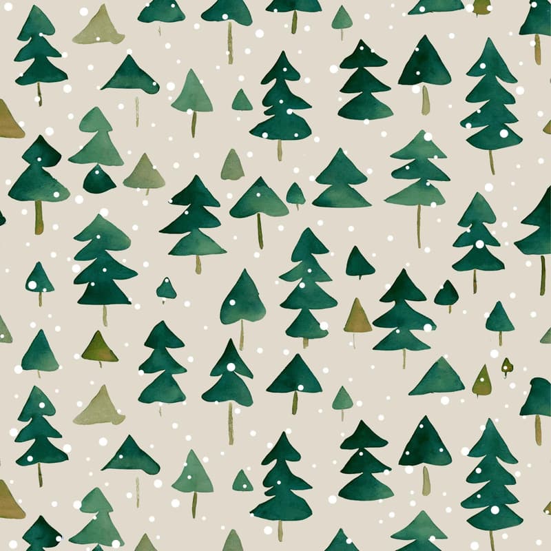 Serviette 33x33cm "Winter Forest"