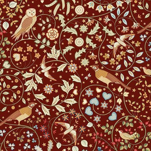 Napkin 33x33cm ‘Magical Forest ruby’