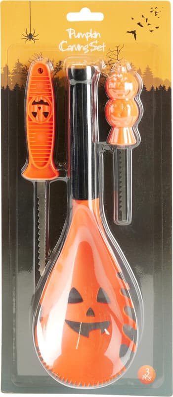 3-Piece Pumpkin Carving Kit
