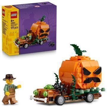 LEGO Iconic Pickup mit Halloweenkürbis