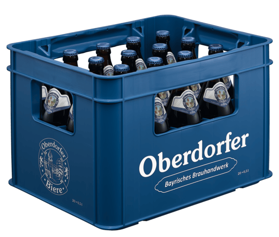 Oberdorfer Helles 0,0% alkoholfrei Kiste 20x0,5 l (MEHRWEG)