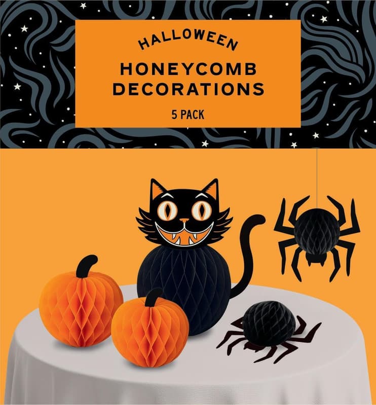 Marks & Spencer Halloween Papier Kürbis, 5er-Pack