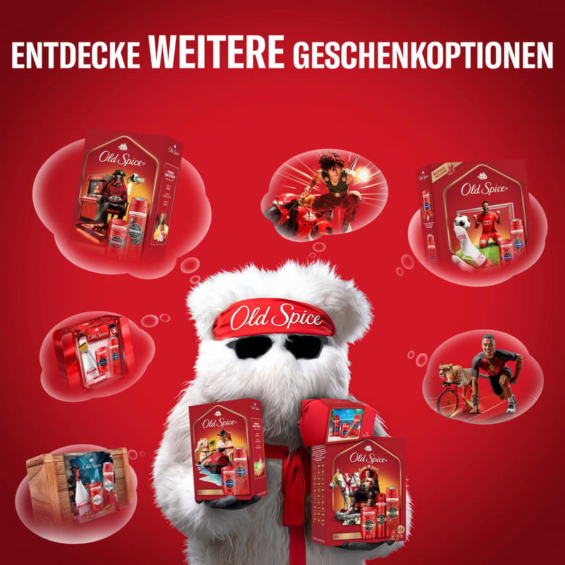 Old Spice Deo Spray Geschenkset Gamer Wolfthorn (Stick, SG)