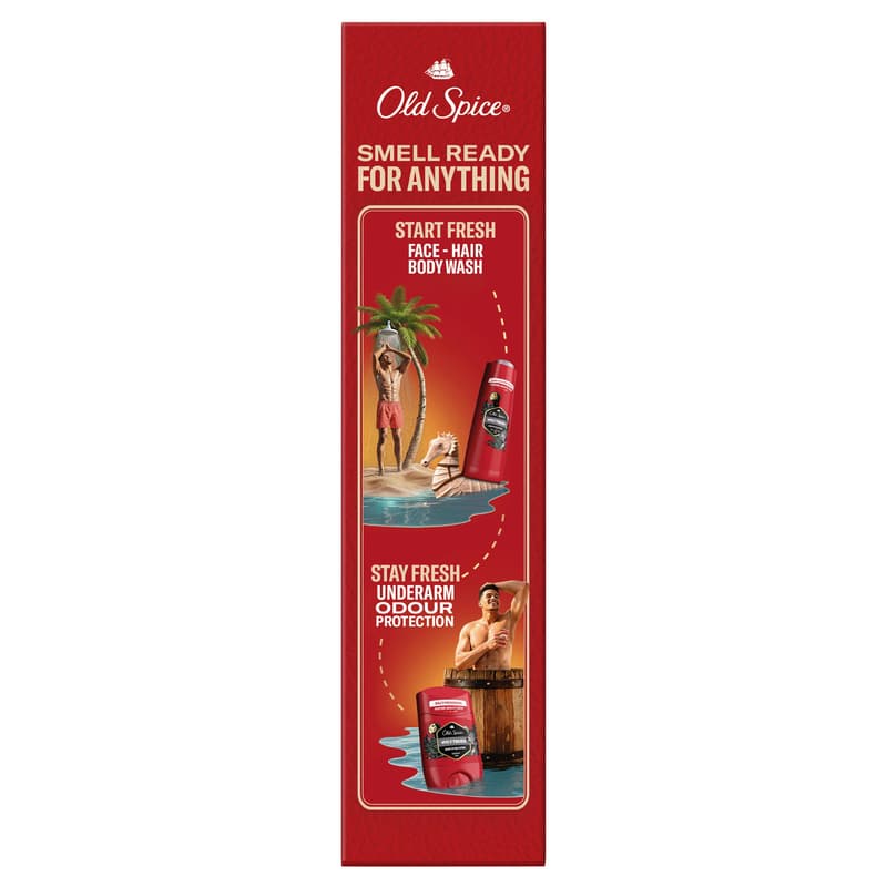 Old Spice Deo Spray Geschenkset Gamer Wolfthorn (Stick, SG)