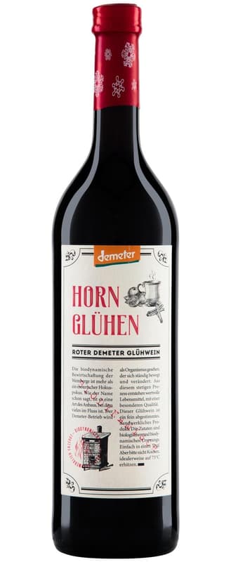 Hornglühen Red Mulled Wine Demeter 0. 75