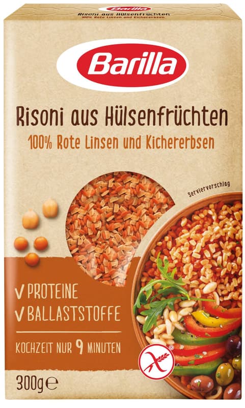 Barilla Risoni Red Lentils and Chickpeas