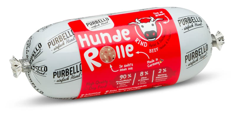 PURBELLO dog roll beef