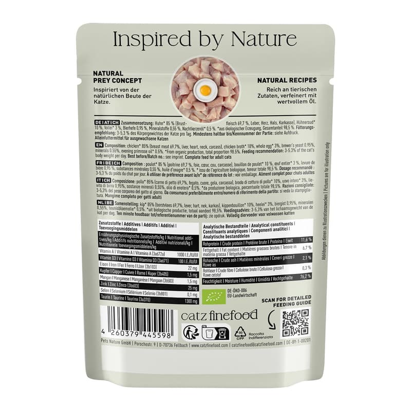 catz finefood ORGANIC No.503 Chicken