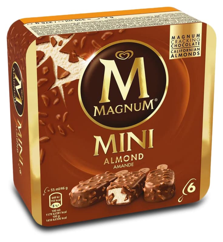 Magnum Mini Almond Family Pack 6 x 55 ml