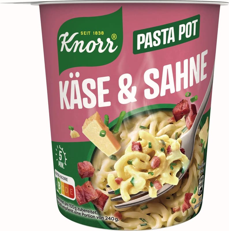Knorr Pasta Snack Cheese Cream Sauce