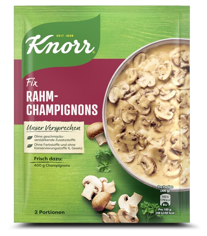 Knorr Fix Rahm Champignons