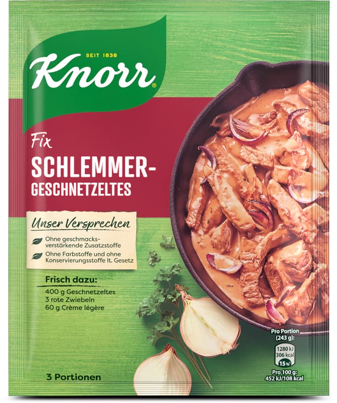 Knorr Fix Schlemmer meatballs