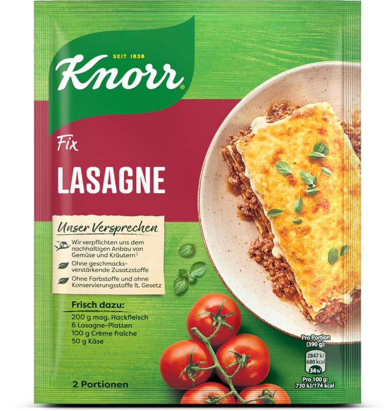 Knorr Fix Lasagne