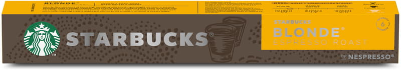 Starbucks Blonde Espresso Roast by Nespresso 10 Capsules