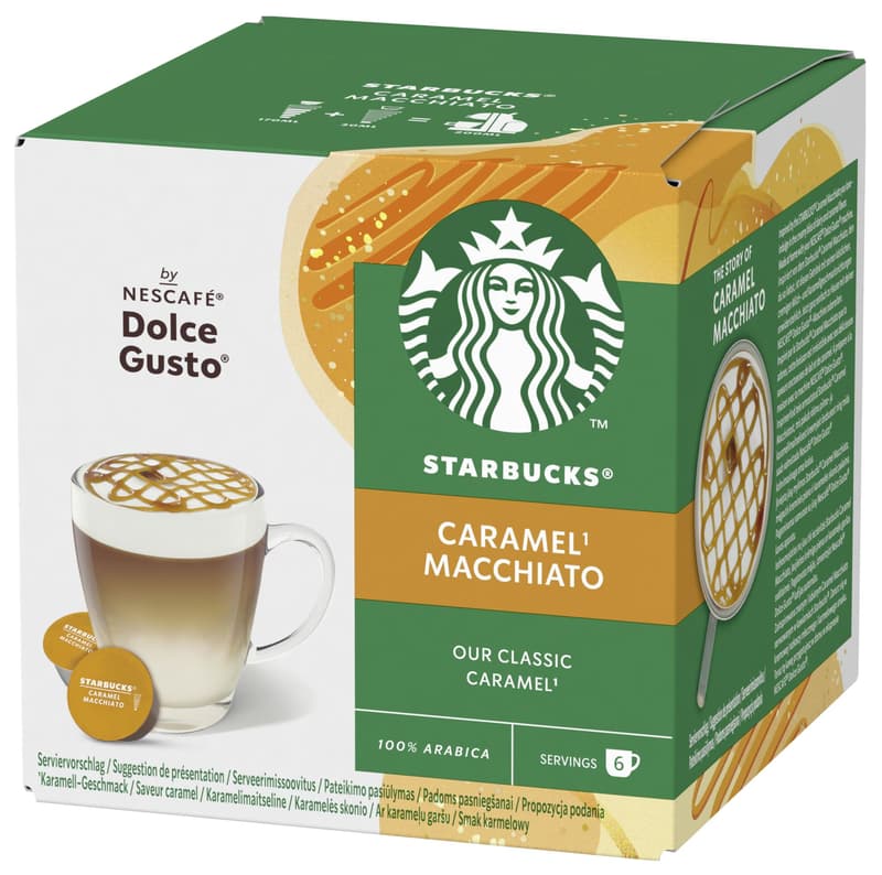 Starbucks Caramel Macchiato by Nescafé Dolce Gusto 12 capsules