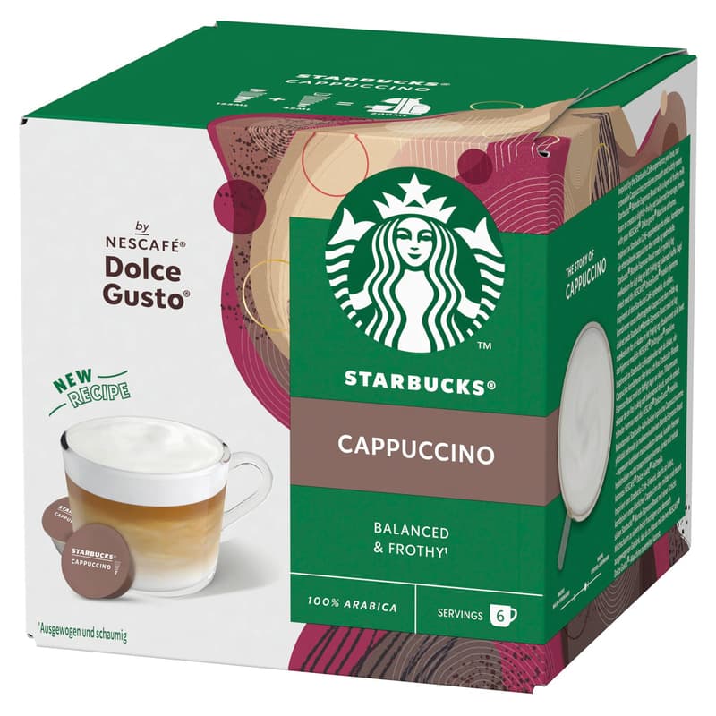 Starbucks Cappuccino by Nescafé Dolce Gusto 12 capsules