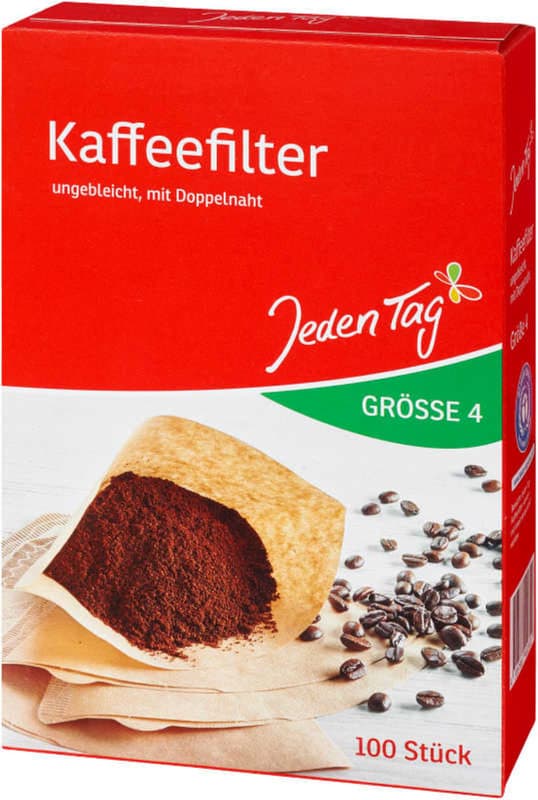 Jeden Tag Filtertüten Größe 4 100er