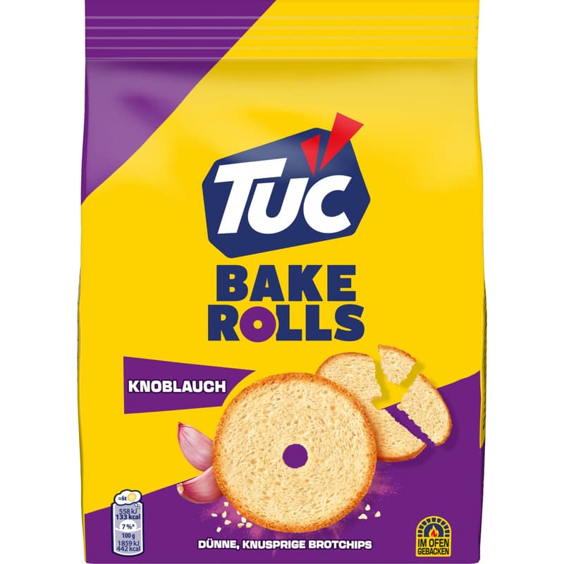 TUC Bake Rolls Garlic