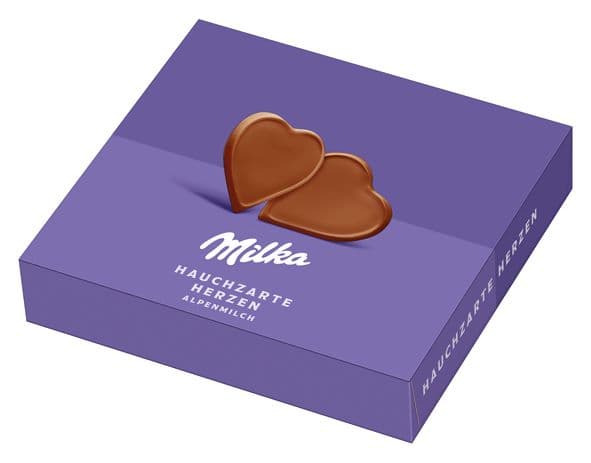 Milka Delicate Hearts Alpine Milk