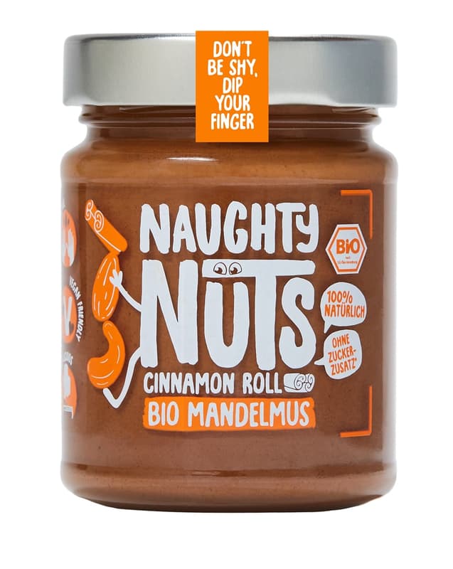 Naughty Nuts Organic Almond Butter Cinnamon Roll