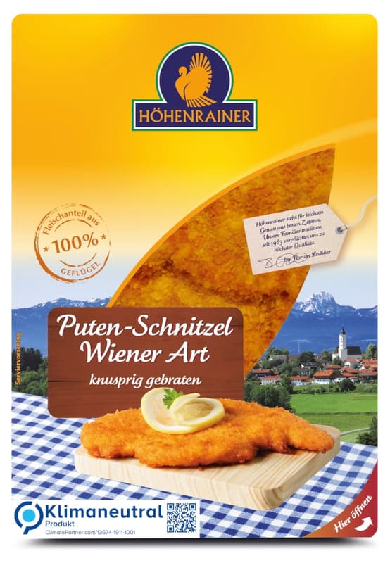 Höhenrainer Puten-Schnitzel Wiener Art