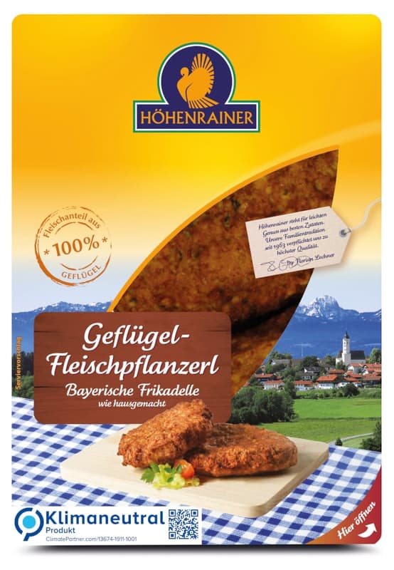 Höhenrainer Geflügel-Fleischpflanzerl