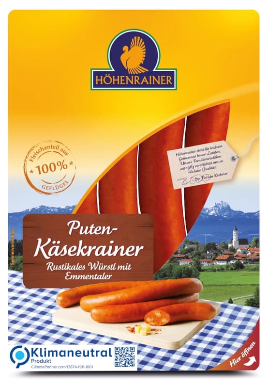 Höhenrainer Puten-Käsekrainer