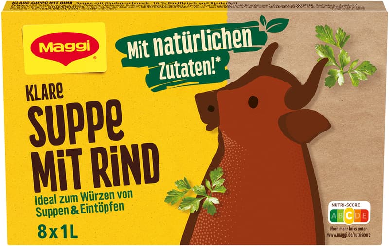 Maggi Klare Suppe mit Rind